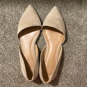 J CREW women’s flats - TAN, suede, size 8.5